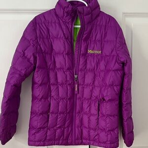 Marmot Kids Vibrant Purple Puffer Jacket